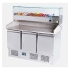 Picture of ATOSA ESL3852GR GRANITE TOP PIZZA PREP W1365 X D700 X H1025