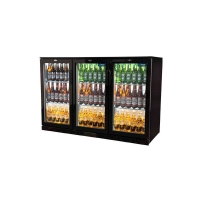 Picture of UNIFROST EBB30N 3 DOOR BOTTLE COOLER BLACK