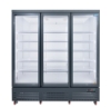 Picture of UNIFROST HVR33B 3 DOOR HINGED DISPLAY REFRIGERATOR  5 SHELVES PER DOOR 1880*720*2045 GRAPHITE BLUE