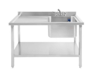Picture of ATLAS SBLD1200 SINGLE BOWL SINK LEFT HAND DRAIN 1200MM