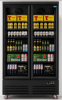 Picture of UNIFROST HVR21B 2 DOOR HINGED DISPLAY REFRIGERATOR  5 SHELVES PER DOOR 1000*720*2000 GRAPHITE BLUE